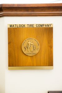 goodyear award for matlock tire company