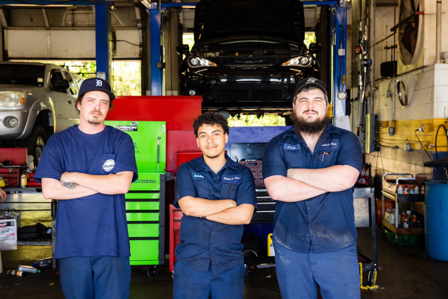 auto and tire service team at matlock tire